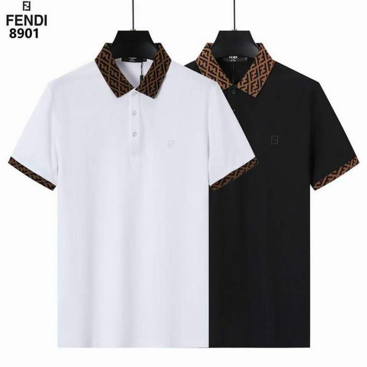 Picture of Fendi Polo Shirts Short _SKUFendiM-3XL8qx890128124